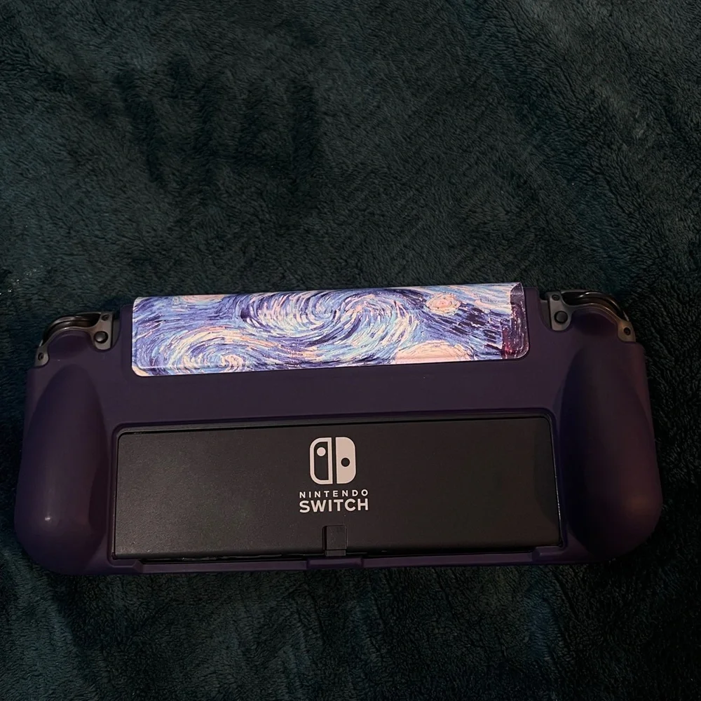Starry Night Art Nintendo OLED Game Controller case